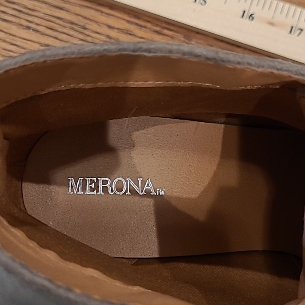 Merona sz 9.5 faux suede upper ankleboots - Picture 9 of 10